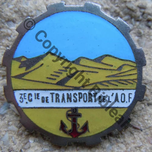 3e Cie TRANSPORT DE AOF GAO  FRAISSE SM Bol fenetre pastille FRAISSE DEMEY  Dos lisse irreg  Poincon relief Src.lapetitebrocdechacha 398EurInv 